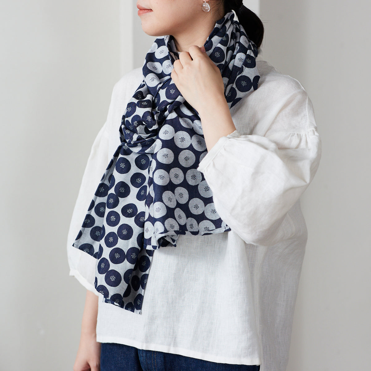 MUDDY WORKS by tomotake | mini anpan | double face cotton  yarn dyed jacquard banshu-ori 雙面先染純棉提花「播州織」