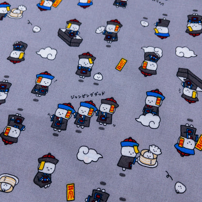 Japan | Chinese zombies 彊屍先生卡通布 | cotton printed sheeting 純棉