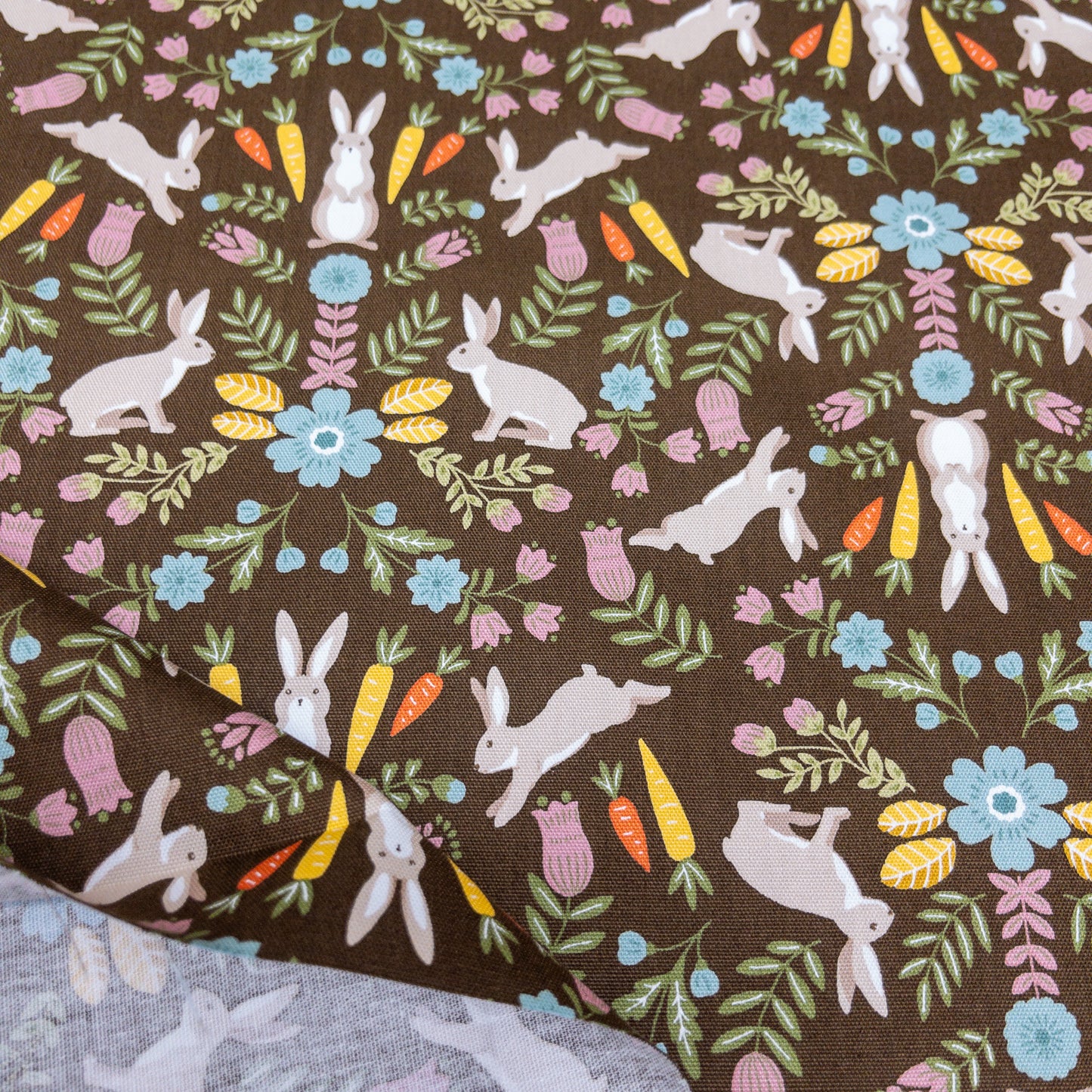 Japan | bunny forest 森林野兔| cotton printed oxford 純棉