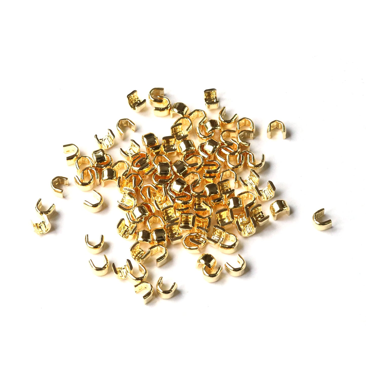 Ykk zipper metal top stops Ykk 金屬拉鍊止頭制 U碼