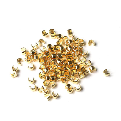 Ykk zipper metal top stops Ykk 金屬拉鍊止頭制 U碼