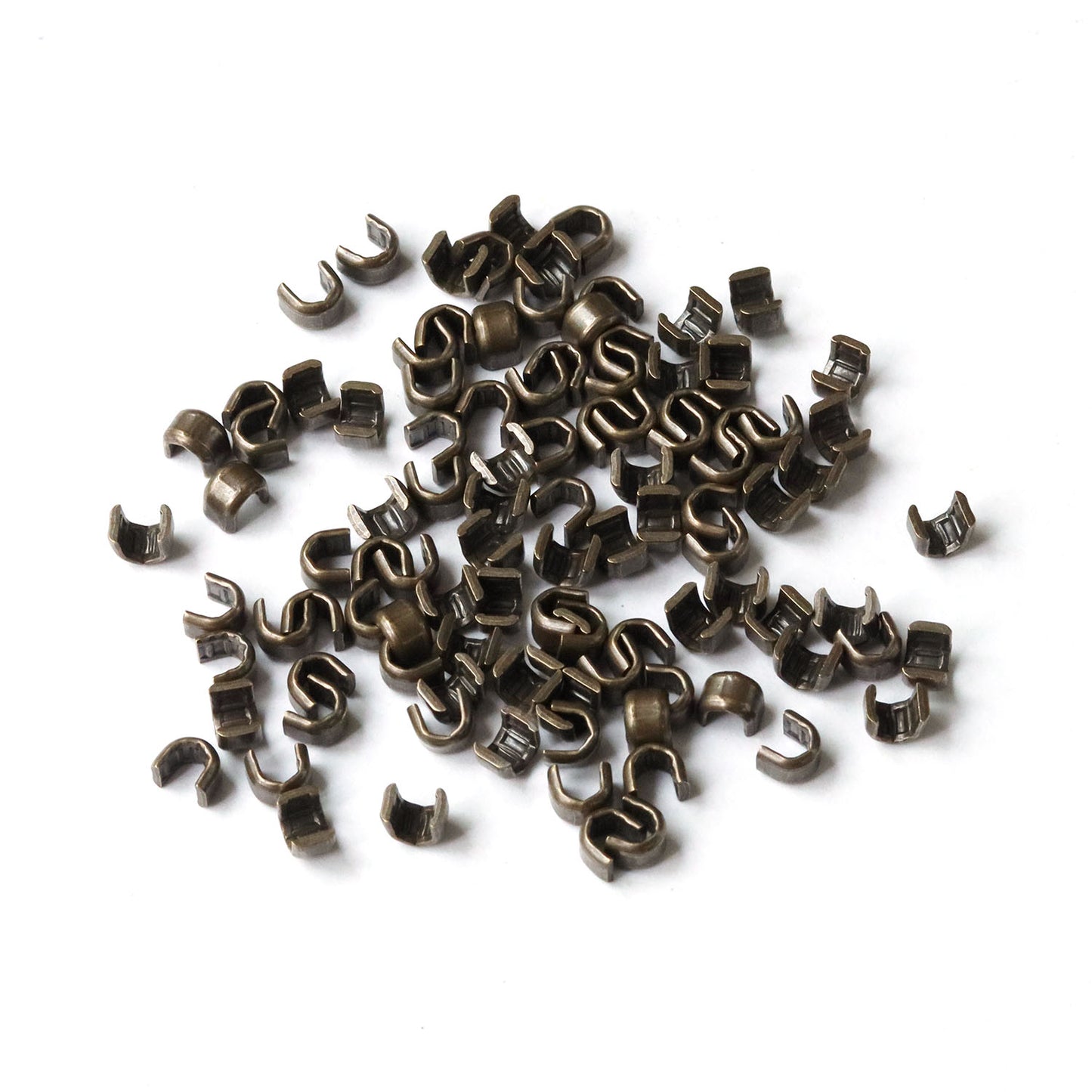 Ykk zipper metal top stops Ykk 金屬拉鍊止頭制 U碼