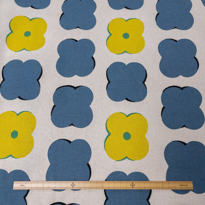 Kobayashi | cute flowers 可愛花形圖案 | cotton linen 棉麻