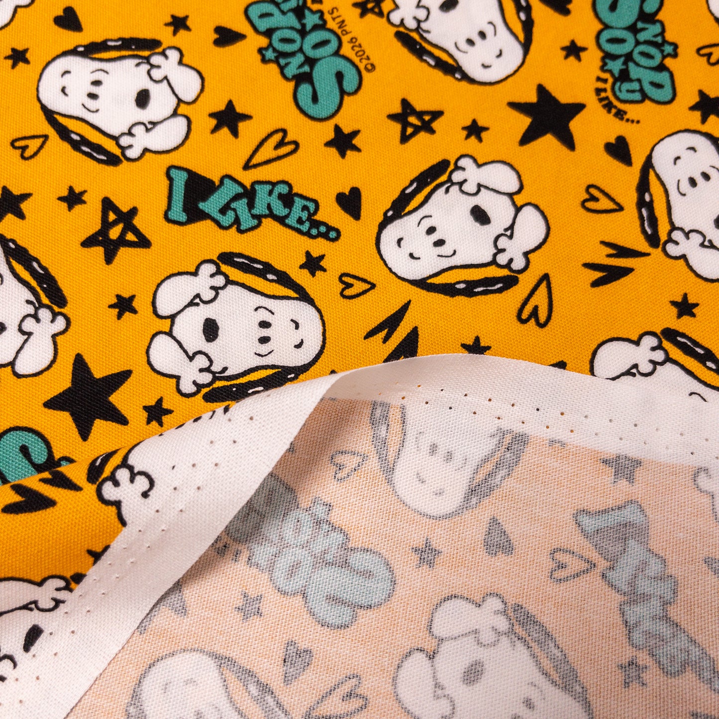 Japan | Snoopy Stars 星星史努比 | cotton printed oxford 純棉