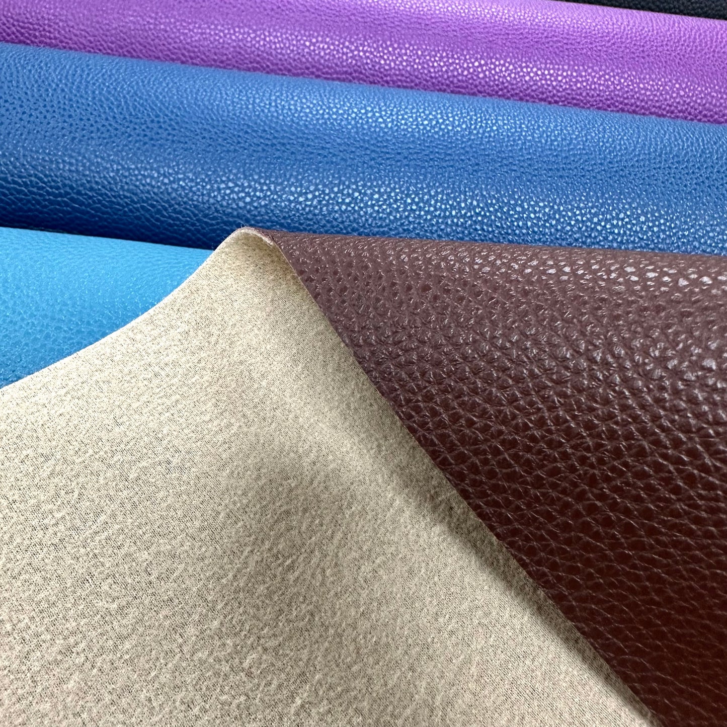 Korea | Solid colour 純色 荔枝紋 | artificial leather 人造皮革