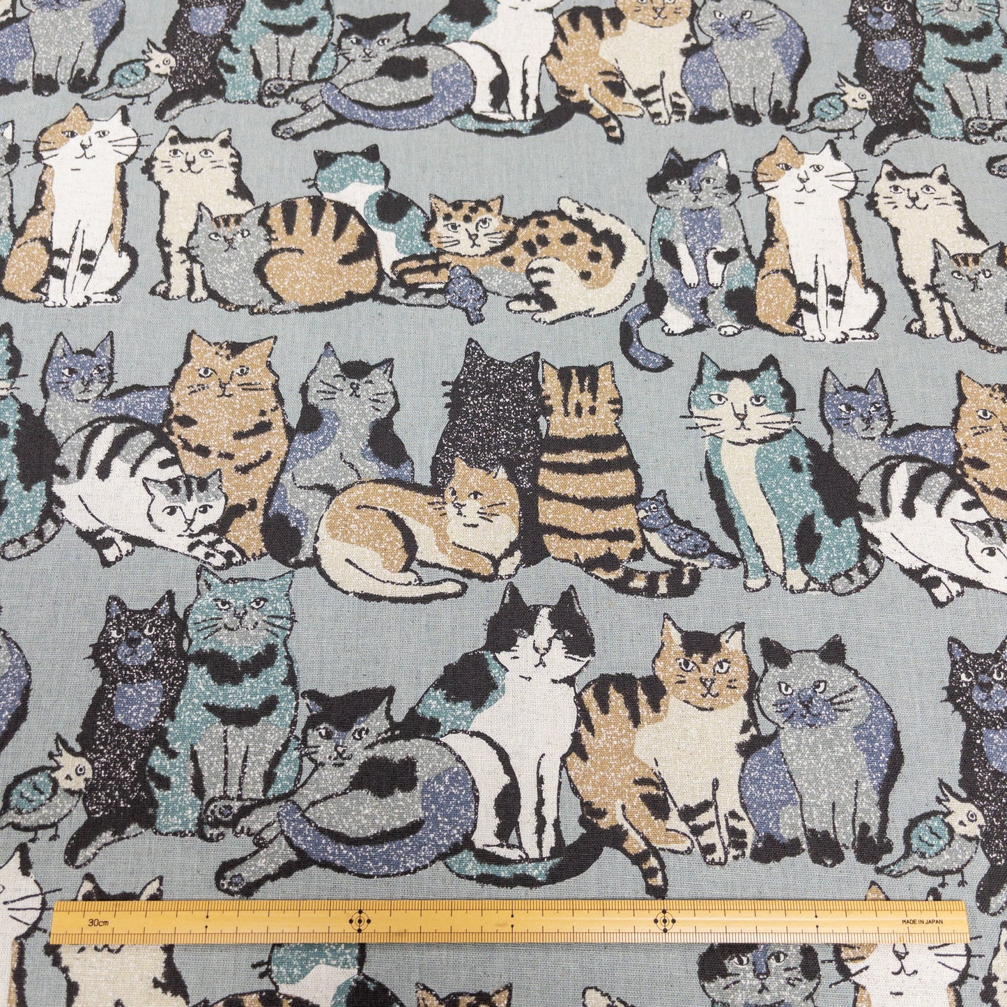 Japan | art cat 藝術貓貓 | cotton linen blend canvas 棉麻
