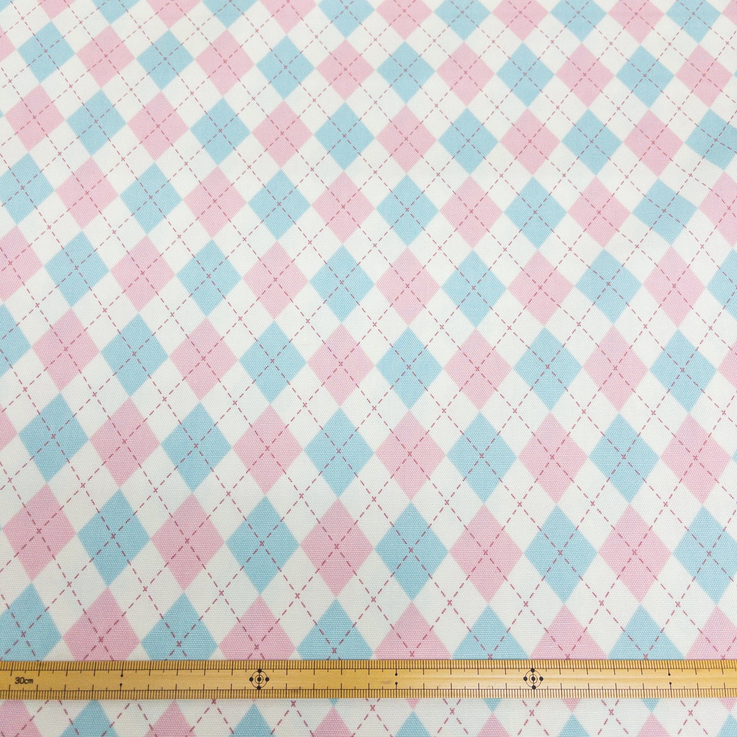 Japan | argyle pattern 菱形拼格 | cotton printed oxford 純棉