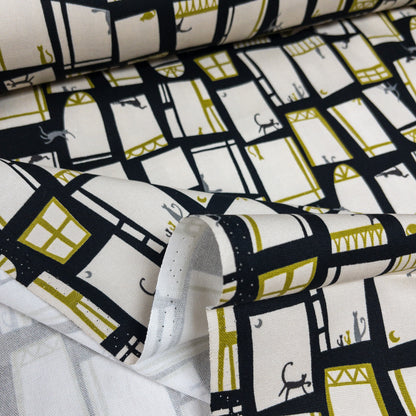 Japan | Linnea Cats 窗花貓貓 | cotton printed oxford 純棉