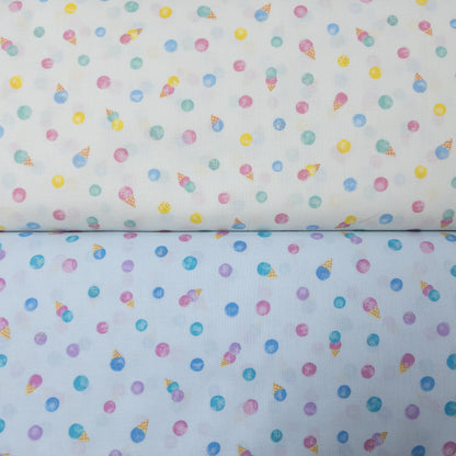 Japan | mini ice cream 迷你雪糕 | cotton printed shirting 純棉