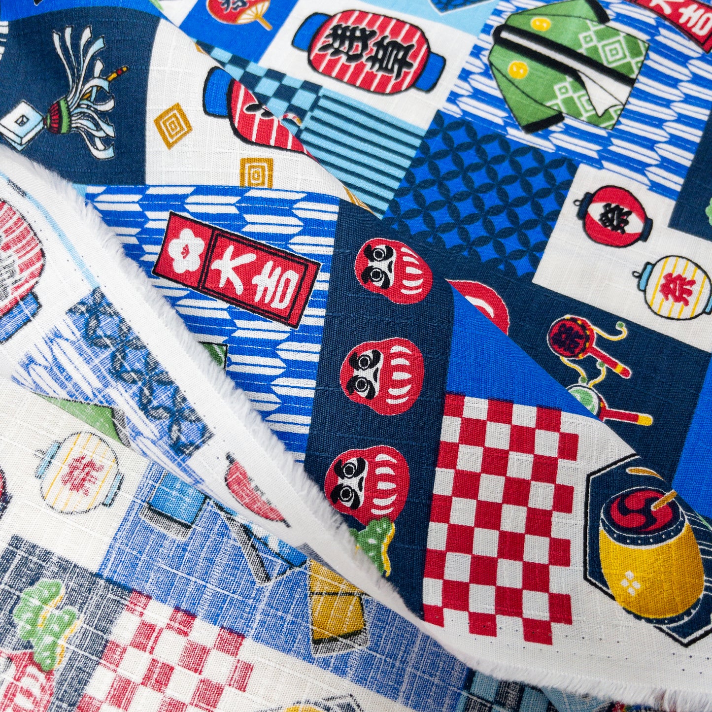 Japan | asakusa festival 淺草祭典 | cotton printed dobby 竹節純棉