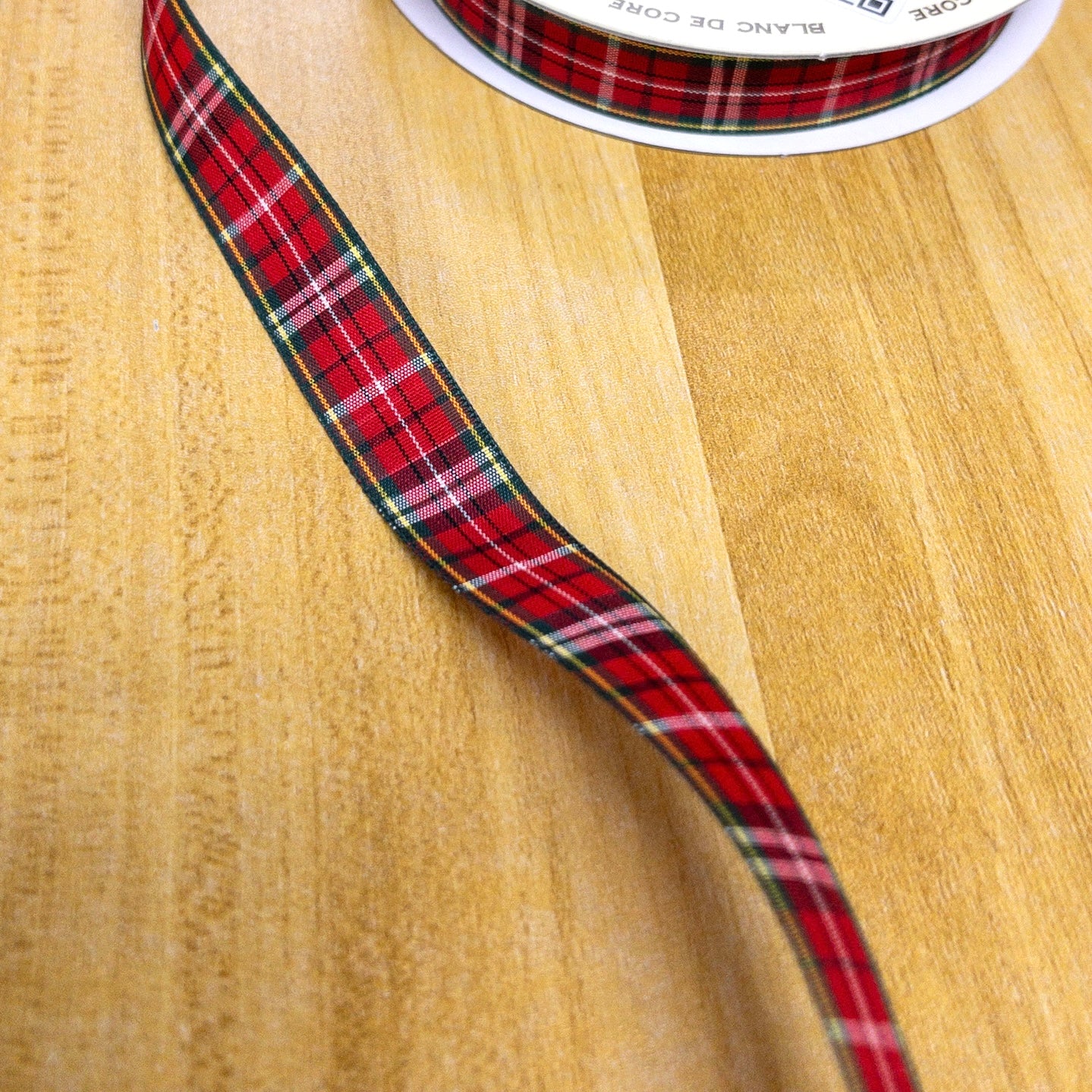 ribbon 絲帶 | red & green checkered 紅綠方格仔紋 15mm