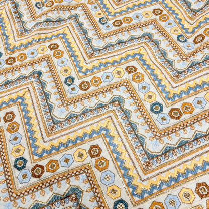 India | ethnic sequin embroidered fabric 民族珠片刺繡布