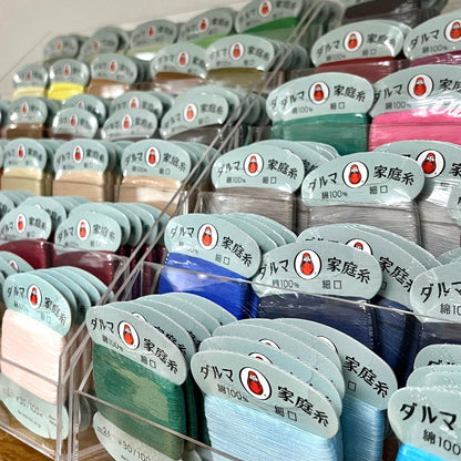 DARUMA | cotton home thread #30 100m Daruma 純棉細線 手縫線 100米 -  56 colors