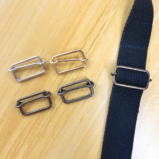 accessories 配件 | metal square slide buckle 2pcs 金屬日字扣 2個｜10mm 15mm 21mm 25mm 30mm 36mm 39mm 50mm