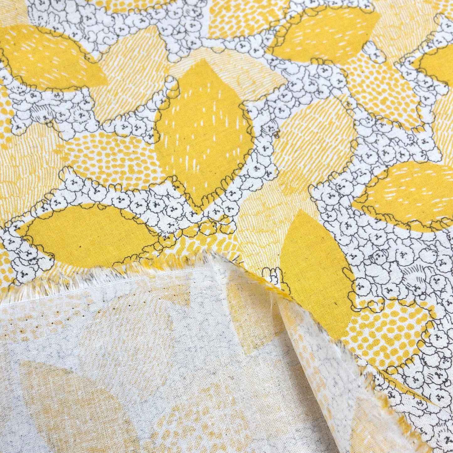 marble SUD | BichonFrise | cotton linen 棉麻