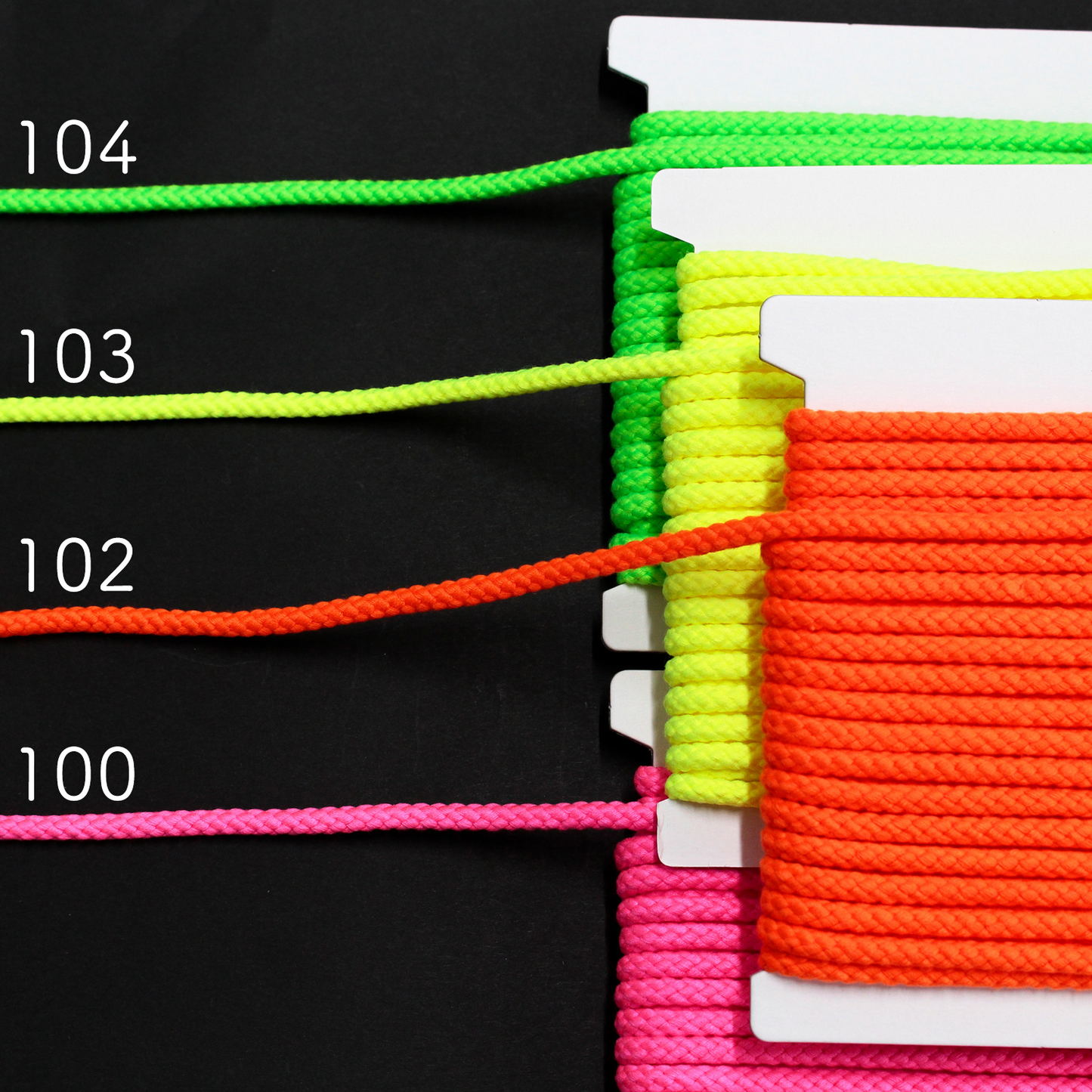 5mm acrylic neon color rope 5mm 螢光色繩 - 4 colors