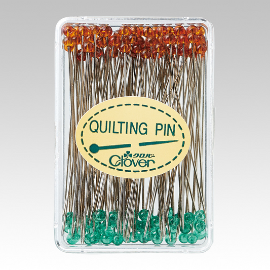 Clover quilting pin(small) 耐熱絎縫用大頭針 夾棉 (細)- 100pcs/box