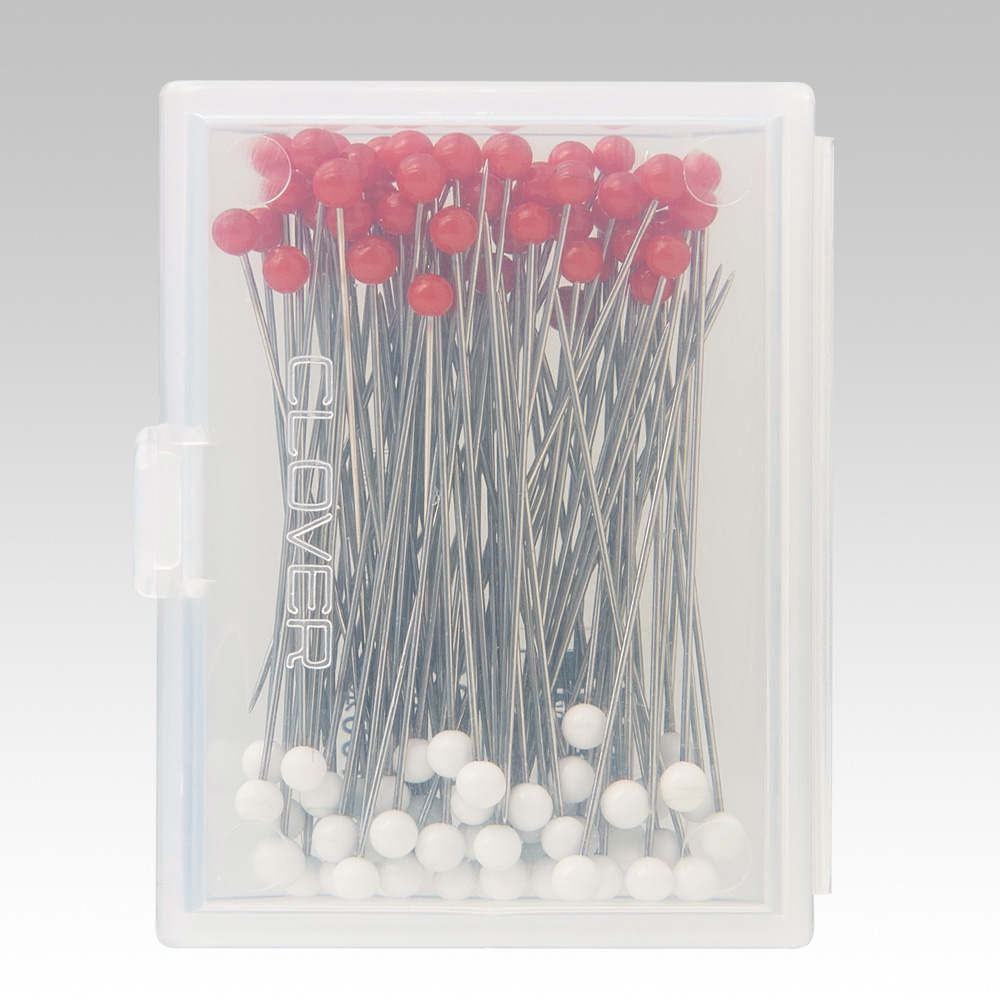 Clover silk pin 耐熱薄布用幼大頭針 - 100pcs/box