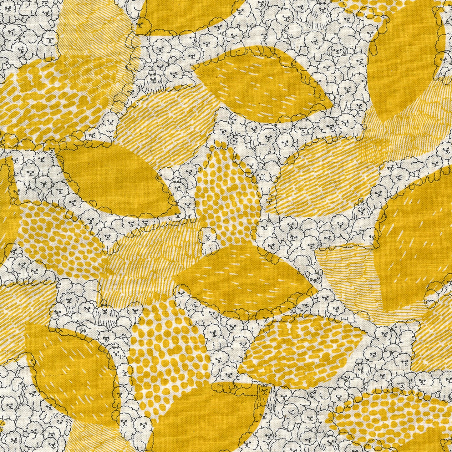 marble SUD | BichonFrise | cotton linen 棉麻