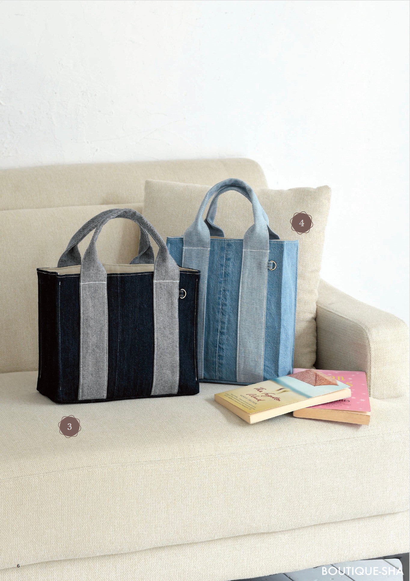 Japan | 時尚實用牛仔布改造包(有影片教學) | books 書籍