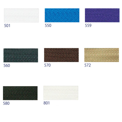 YKK Vislon open ended separating zipper 40cm 8 colors YKK樹脂開尾拉鍊 40cm 8色