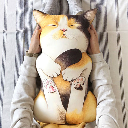 Unclecat 貓叔叔 | 睡覺三色貓 cat panel 定位布