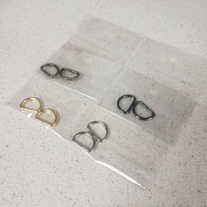 accessories 配件 | metal D-ring 2pcs 金屬D扣 2個｜10mm 12mm 15mm 18mm 21mm 25mm 30mm 35mm 40mm 50mm