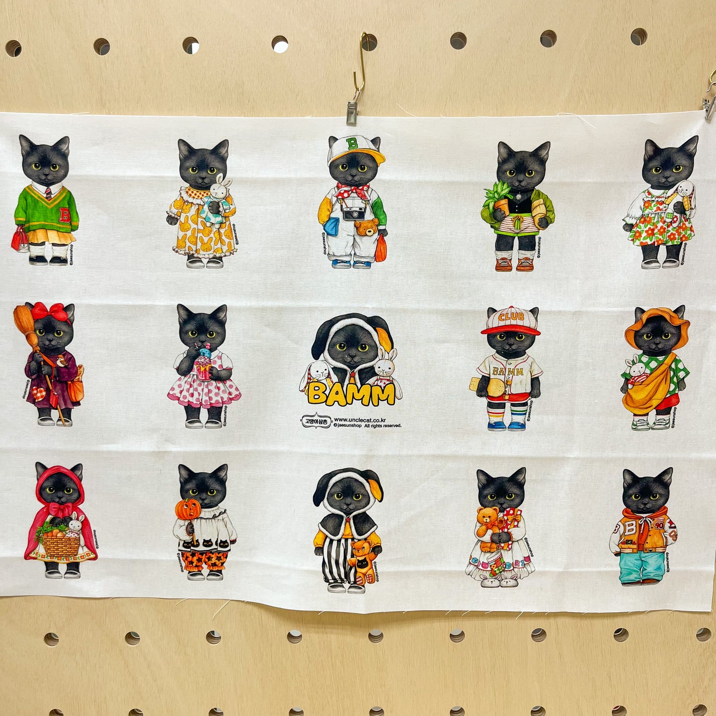 Unclecat 貓叔叔 | bamm mini | cotton linen 棉麻