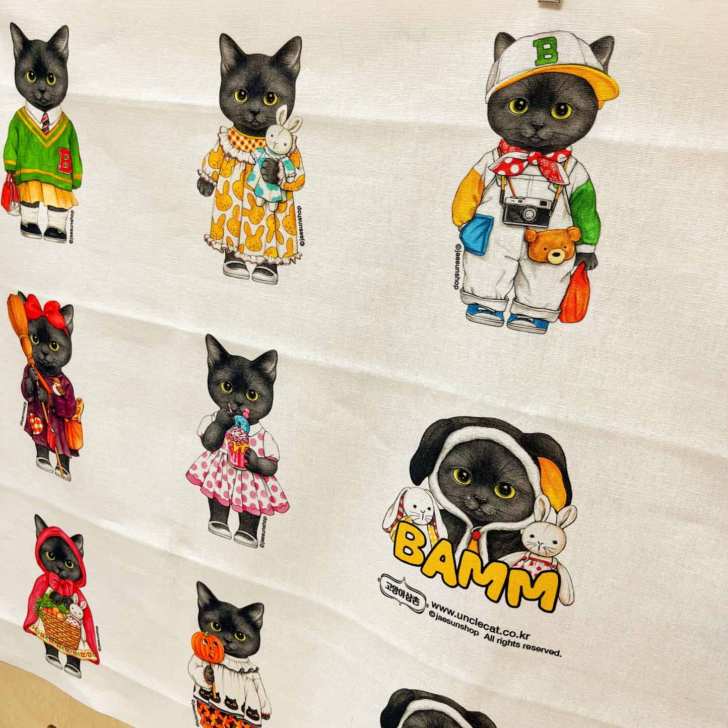 Unclecat 貓叔叔 | bamm mini | cotton linen 棉麻