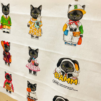 Unclecat 貓叔叔 | bamm mini | cotton linen 棉麻