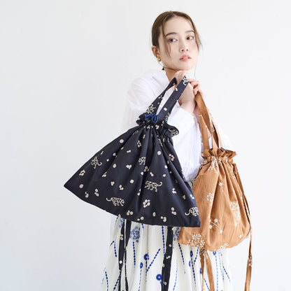 ECHINO | 2023 leopard | cotton linen embroidery 棉麻刺繡