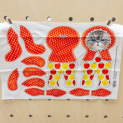 Unclecat 貓叔叔 | diy fabric for making cat doll "Rumi" | cotton linen 棉麻