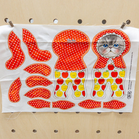 Unclecat 貓叔叔 | diy fabric for making cat doll "Rumi" | cotton linen 棉麻