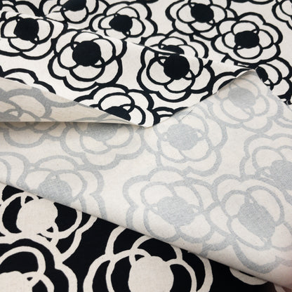 Kobayashi | nordic round flowers 北歐圓花朵 | cotton linen 棉麻