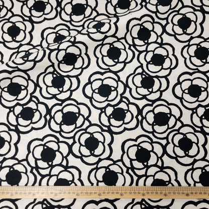 Kobayashi | nordic round flowers 北歐圓花朵 | cotton linen 棉麻