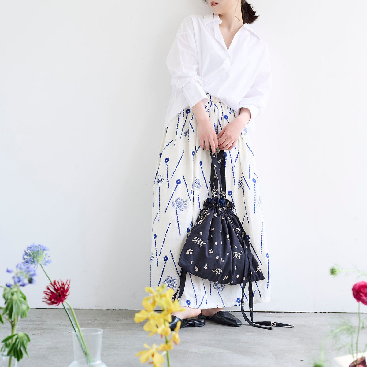 ECHINO | 2023 leopard | cotton linen embroidery 棉麻刺繡