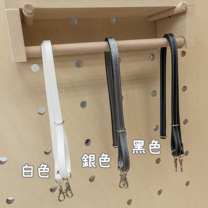 silver buckle leather shoulder straps 銀色扣 皮革斜背帶肩帶 77~140cm