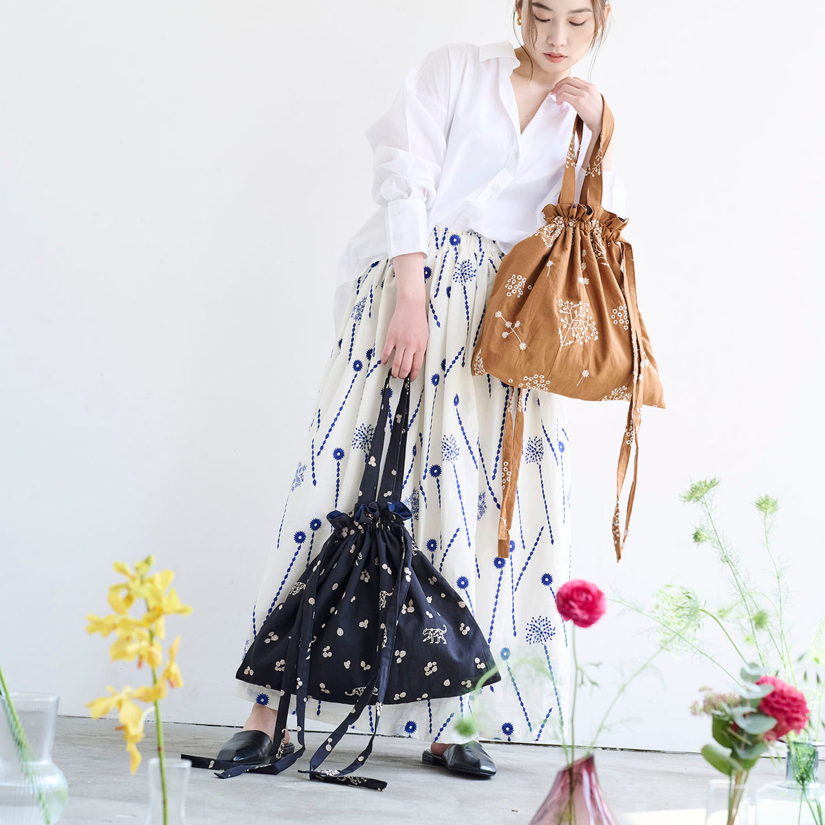 ECHINO | 2023 leopard | cotton linen embroidery 棉麻刺繡