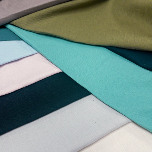 Japan | solid takashima chizimi cotton 純色高島縮