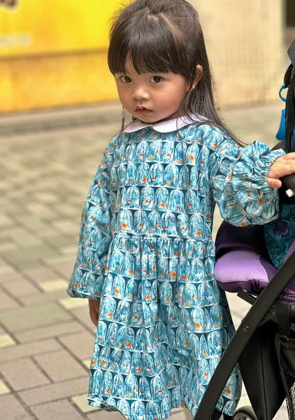 【K‧T FABRIC】金魚街 goldfish market cotton printed sheeting純棉