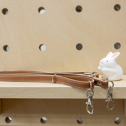 silver buckle leather shoulder straps 銀色扣 皮革斜背帶肩帶 77~140cm