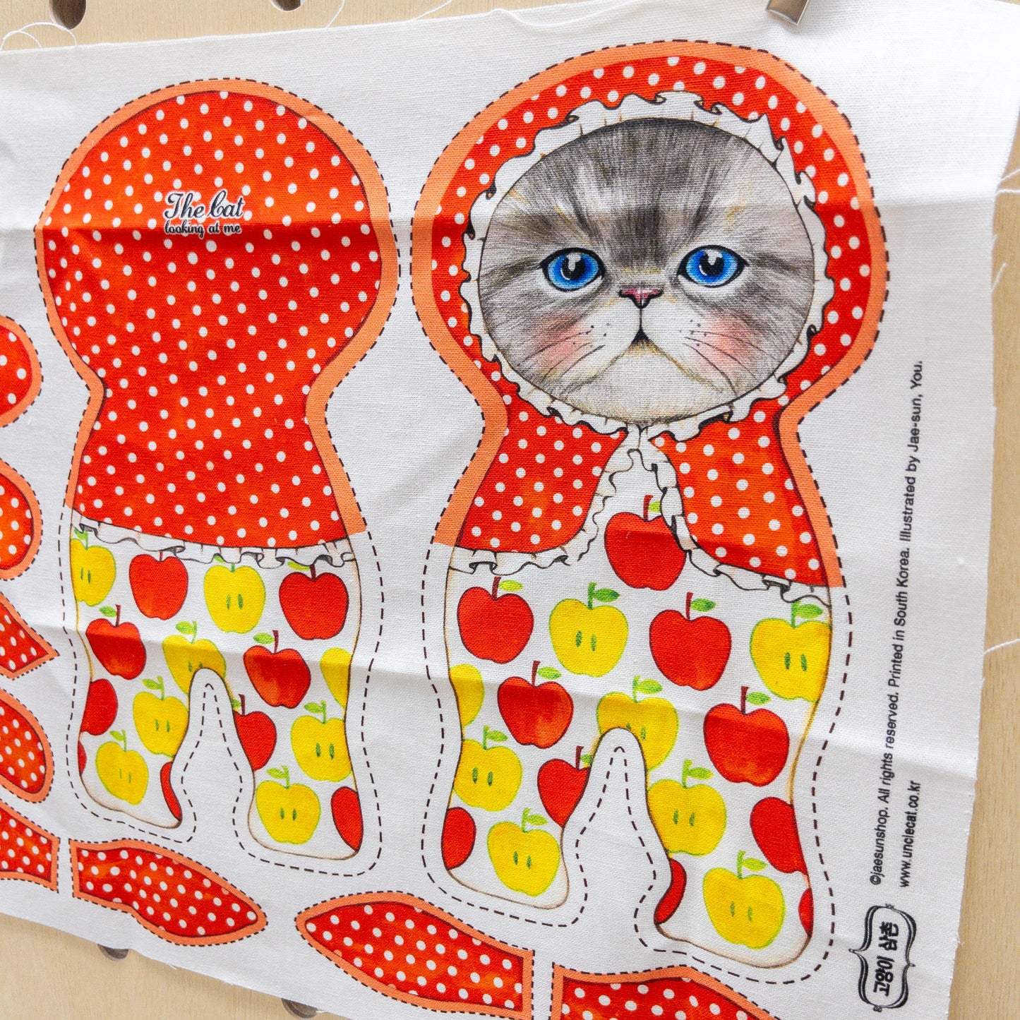 Unclecat 貓叔叔 | diy fabric for making cat doll "Rumi" | cotton linen 棉麻