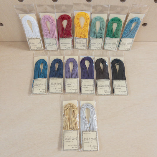 1mm polyester rope 編織繩 - 15 colors