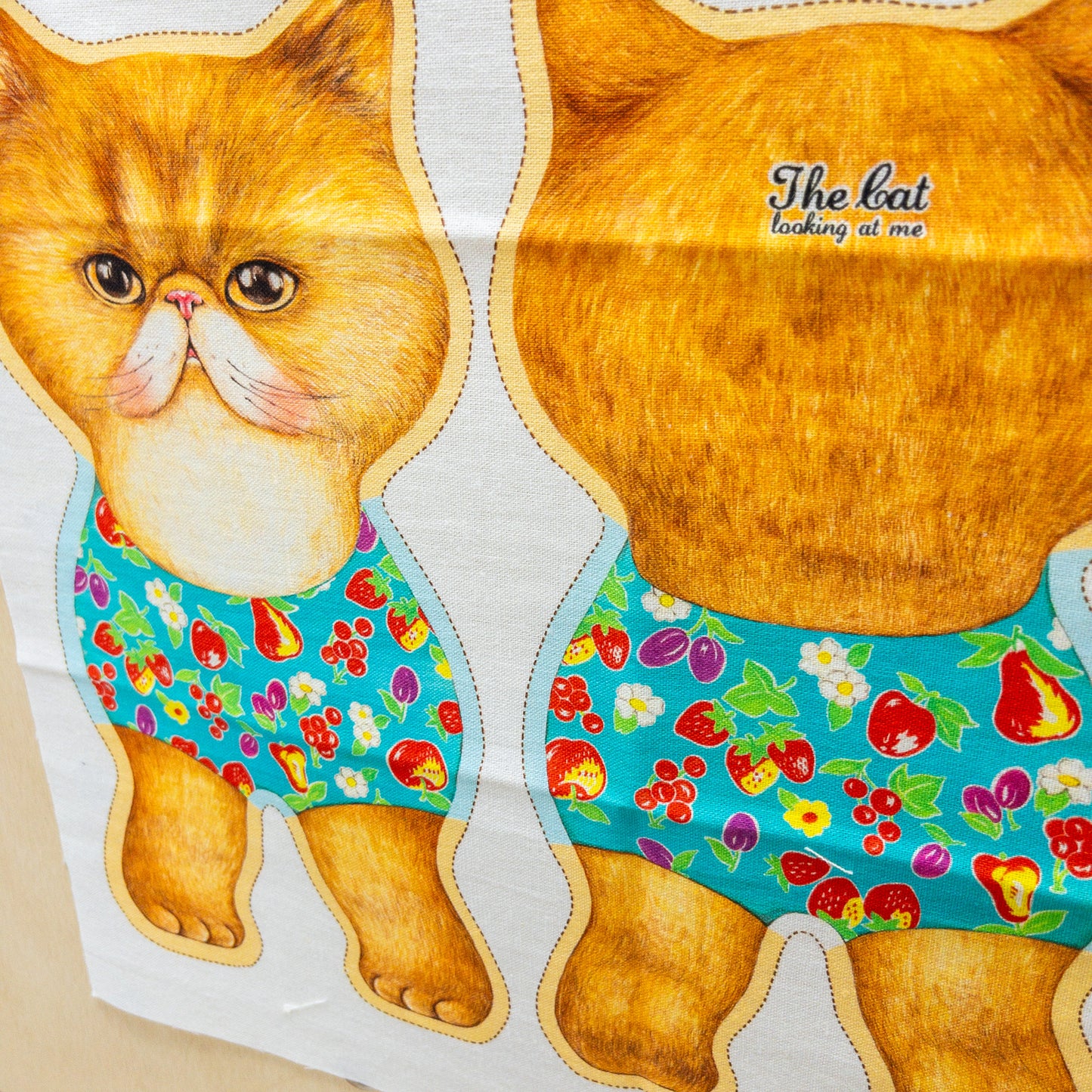 Unclecat 貓叔叔 | diy fabric for making cat doll "Geum" | cotton linen 棉麻