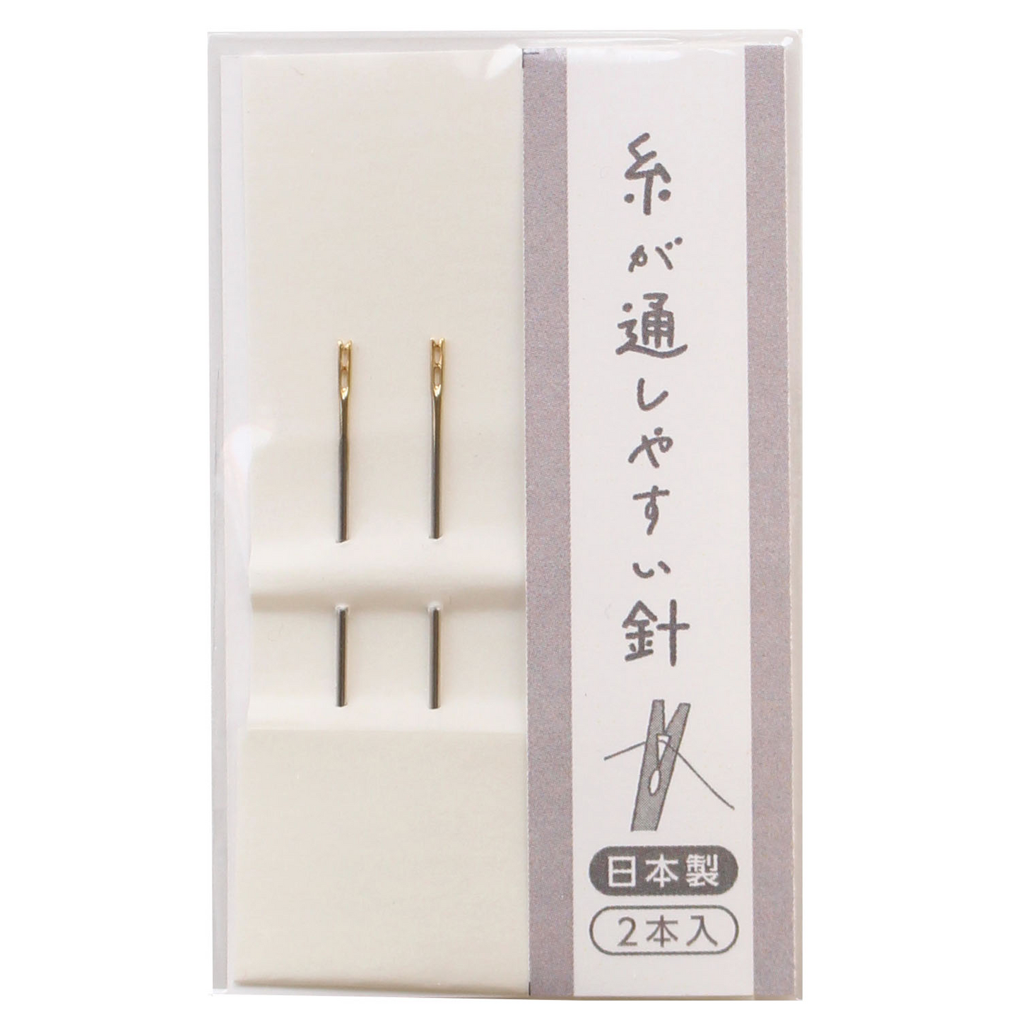 Kawaguchi magic hand sewing needle 簡易穿線魔法手縫針 - 2pcs
