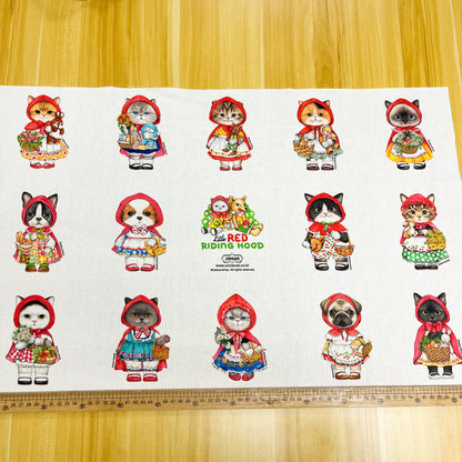Unclecat 貓叔叔 | little red riding hood mini | cotton linen 棉麻