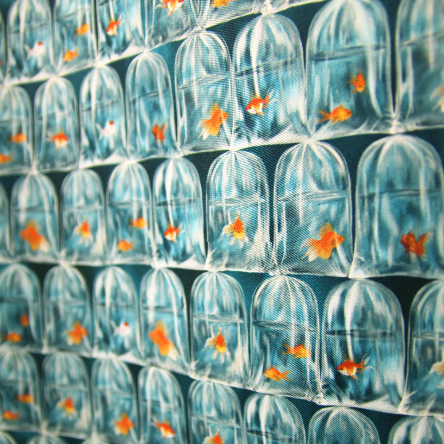 【K‧T FABRIC】金魚街 goldfish market waterproof fabric 防水布