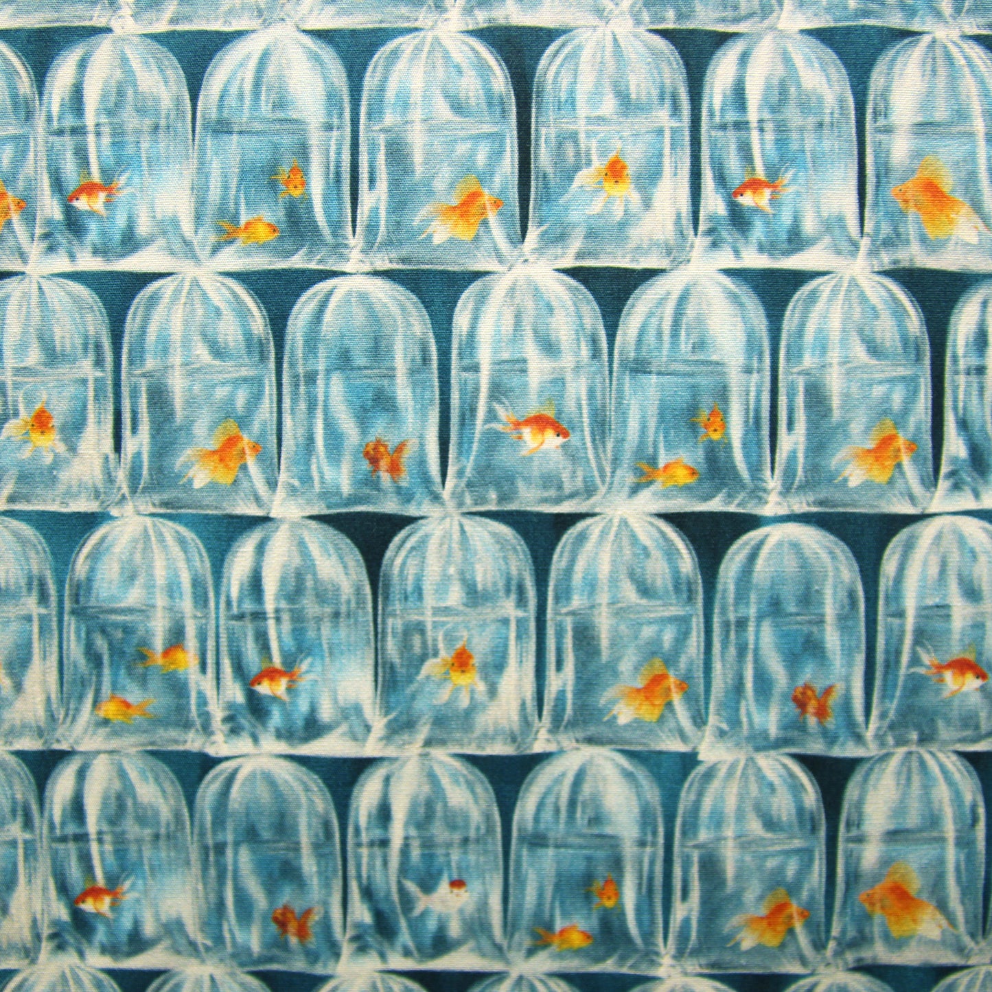 【K‧T FABRIC】金魚街 goldfish market cotton printed sheeting純棉