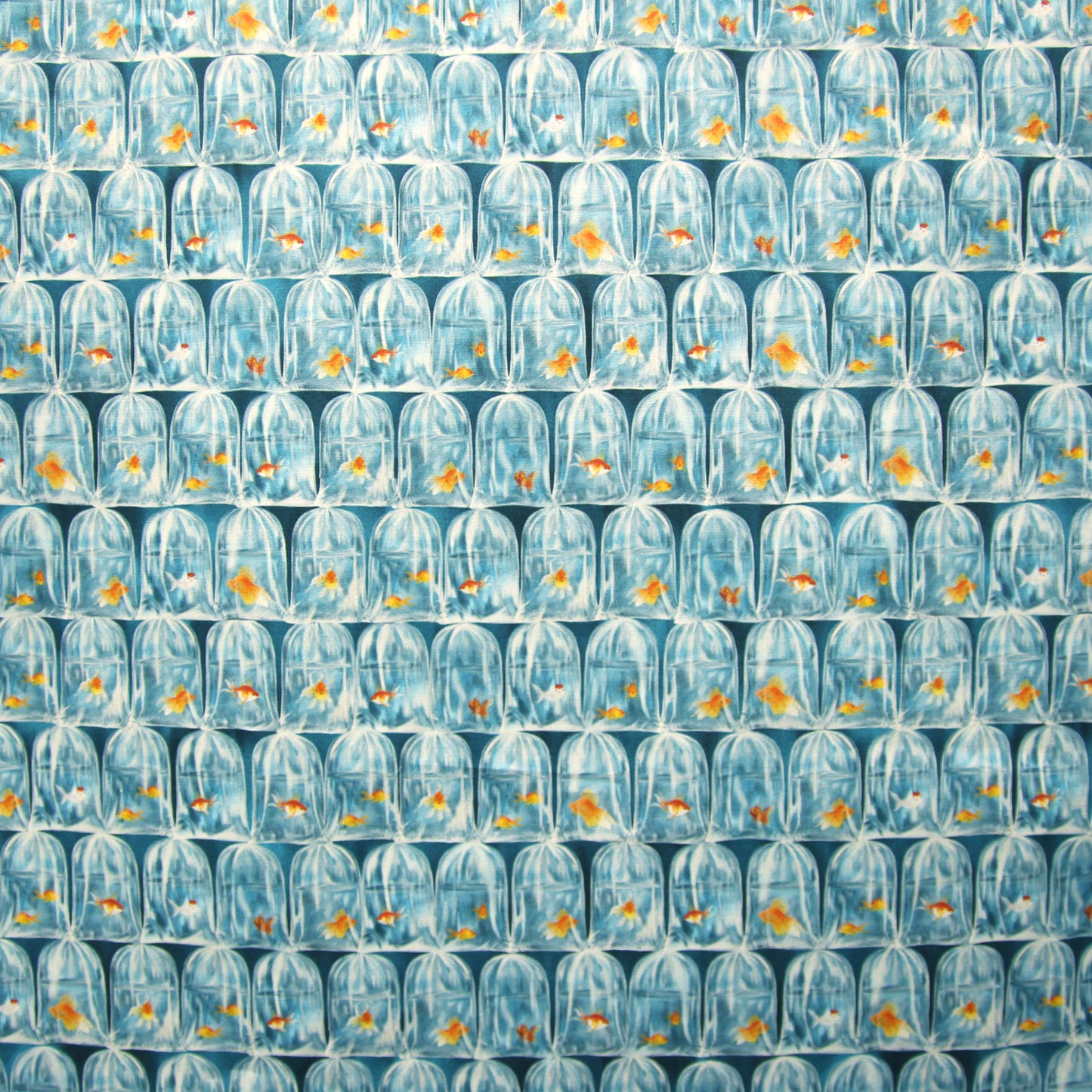 【K‧T FABRIC】金魚街 goldfish market cotton printed sheeting純棉