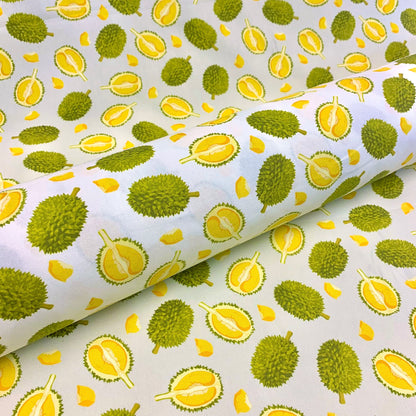 【K‧T FABRIC】小榴槤durian cotton printed oxford 純棉